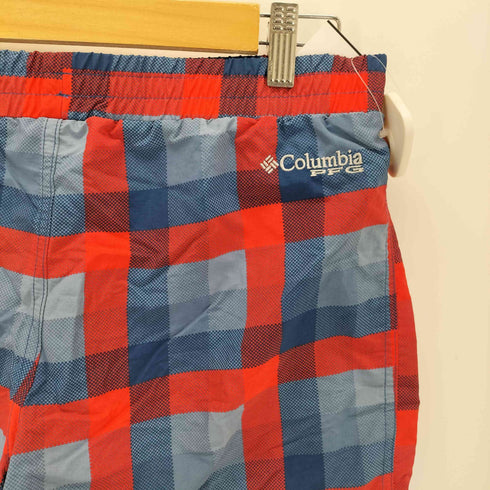 コロンビア Columbia 裏地メッシュ チェックショーツ レディース JPN:XL
