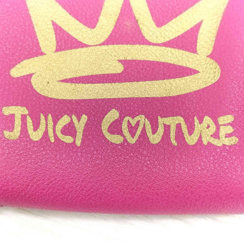 ジューシークチュール JUICY COUTURE クラウンロゴ ペイントミニポーチ レディース