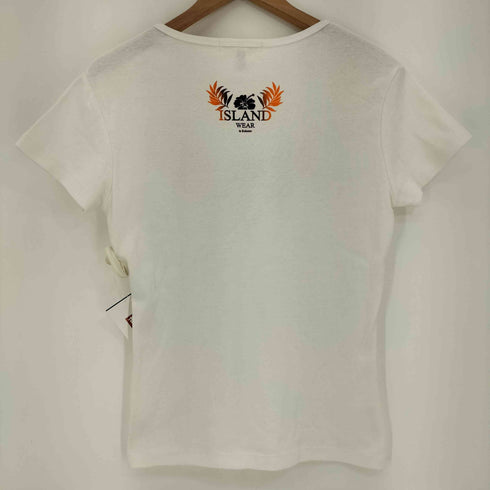 in Kokomo Y2K ISLAND 植物プリント ピチT クルーネックTシャツ レディース import:L