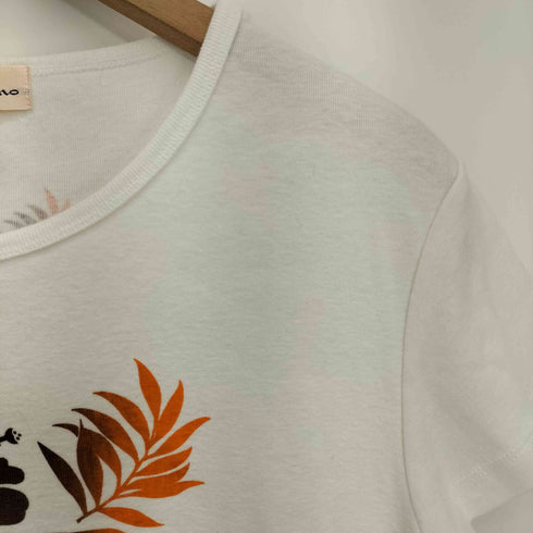 in Kokomo Y2K ISLAND 植物プリント ピチT クルーネックTシャツ レディース import:L