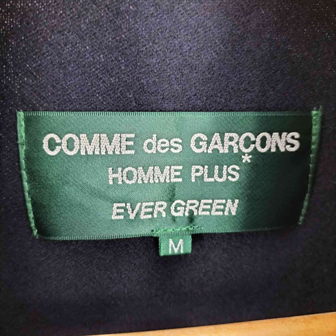 コムデギャルソンオムプラスエバーグリーン COMME des GARCONS HOMME PLUS EVER GREEN AD2005 05AW シーム期復刻 インサイドアウト ウール ロングジャケット メンズ JPN:M