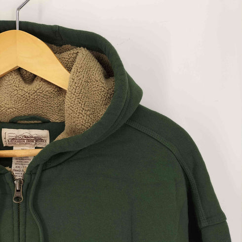 エルエルビーン L.L.Bean Katahdin Iron Works 裏ボアジップアップパーカー メンズ JPN:XXL
