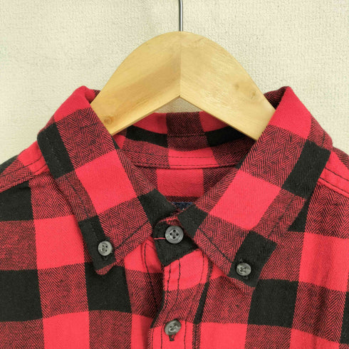 フェイデッドグローリー FADED GLORY バッファローチェックネル ボタンダウン L/S シャツ メンズ import:M