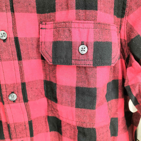 フェイデッドグローリー FADED GLORY バッファローチェックネル ボタンダウン L/S シャツ メンズ import:M