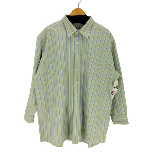 エルエルビーン L.L.Bean WRINKLE RESISTANT ストライプ L/S B.D シャツ メンズ 18-33