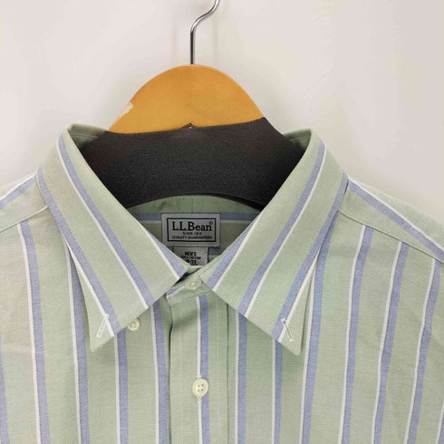エルエルビーン L.L.Bean WRINKLE RESISTANT ストライプ L/S B.D シャツ メンズ 18-33