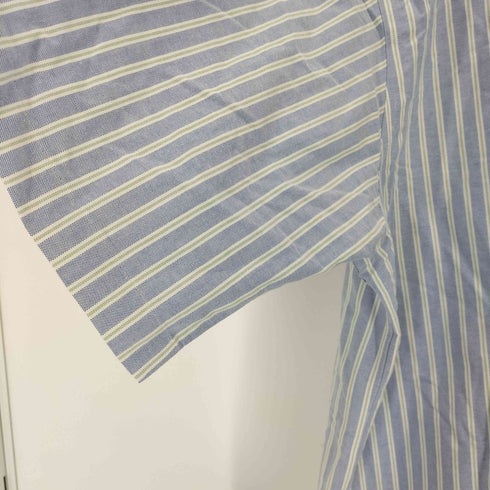 エルエルビーン L.L.Bean WRINKLE RESISTANT ストライプ S/S B.D シャツ メンズ 18-TALL