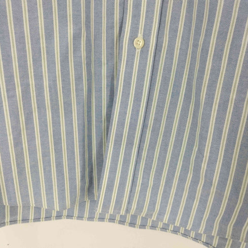 エルエルビーン L.L.Bean WRINKLE RESISTANT ストライプ S/S B.D シャツ メンズ 18-TALL