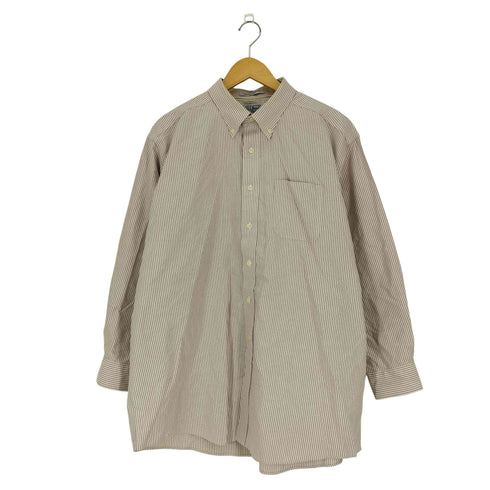 エルエルビーン L.L.Bean WRINKLE RESISTANT ストライプ L/S B.D シャツ メンズ 18-33