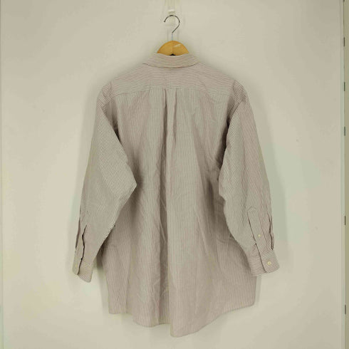 エルエルビーン L.L.Bean WRINKLE RESISTANT ストライプ L/S B.D シャツ メンズ 18-33