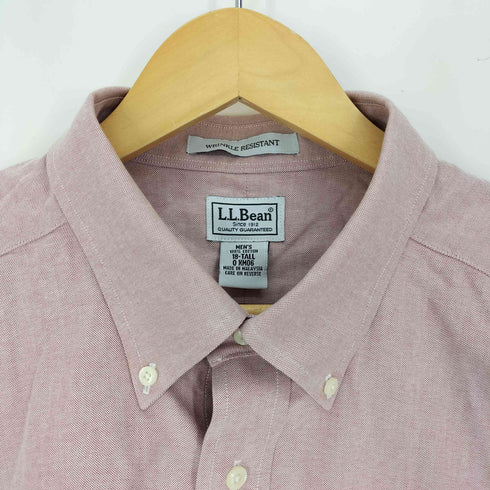 エルエルビーン L.L.Bean WRINKLE RESISTANT S/S B.D シャツ メンズ 18-TALL