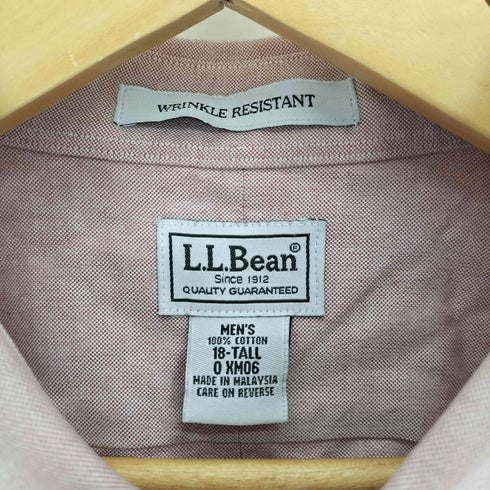 エルエルビーン L.L.Bean WRINKLE RESISTANT S/S B.D シャツ メンズ 18-TALL