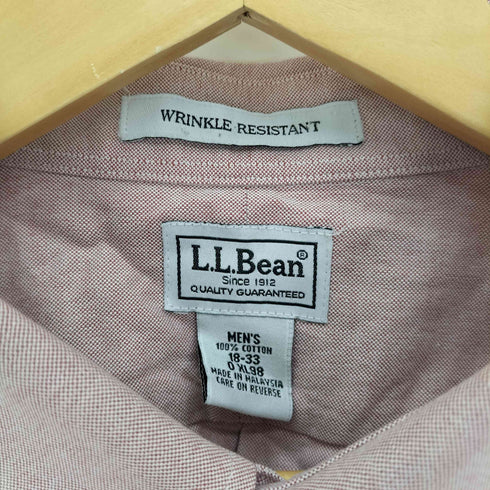 エルエルビーン L.L.Bean WRINKLE RESISTANT L/S B.D シャツ メンズ 18-33