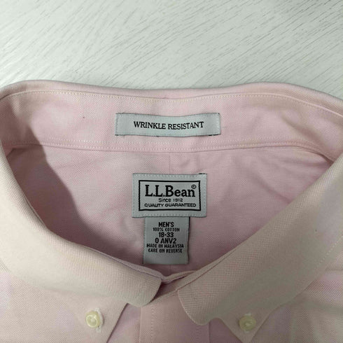 エルエルビーン L.L.Bean WRINKLE RESISTANT L/S B.D シャツ メンズ 18-33