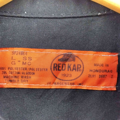 レッドキャップ RED KAP ダブル ポケット S/S ワーク シャツ メンズ import:L