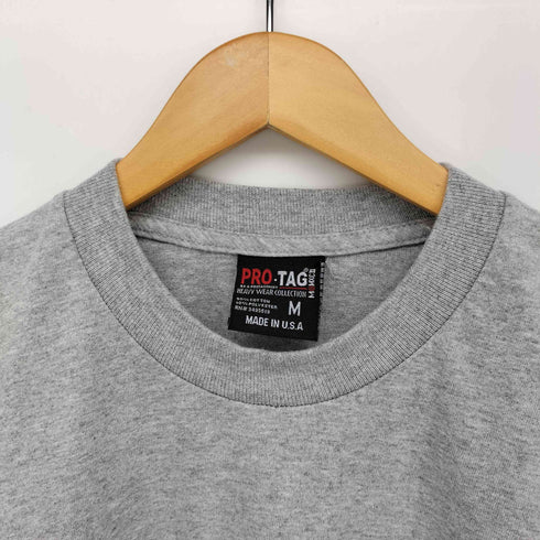 プロタグ PRO-TAG USA製 コットン S/S クルーネック ブランク Tシャツ メンズ import:M