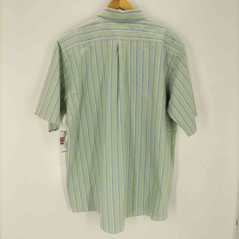 エルエルビーン L.L.Bean WRINKLE RESISTANT ストライプB.D 半袖シャツ メンズ 18-TALL