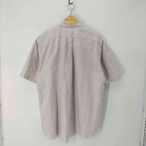 エルエルビーン L.L.Bean WRINKLE RESISTANT ストライプ S/S B.D シャツ メンズ 18-TALL