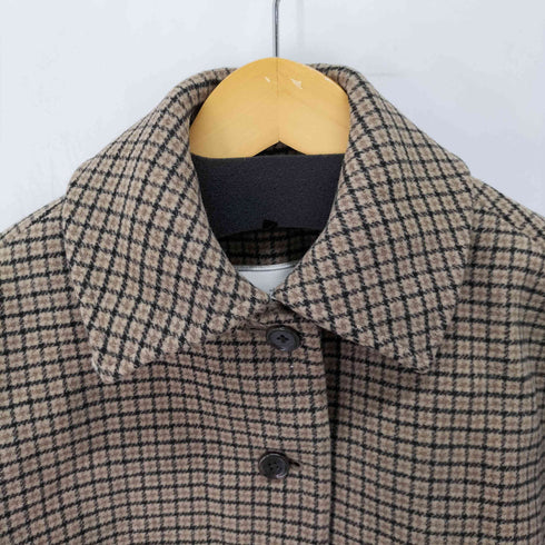 ジーユー GU 2ピースコート チェック レディース JPN:S