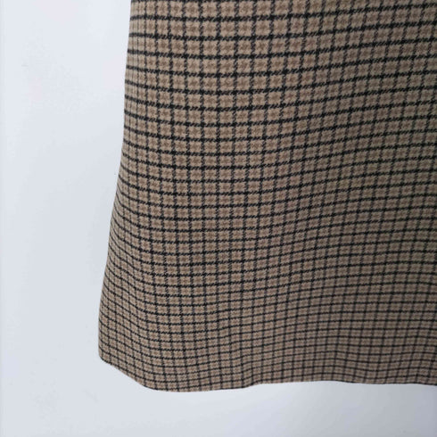 ジーユー GU 2ピースコート チェック レディース JPN:S