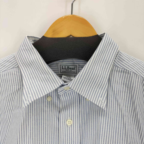 エルエルビーン L.L.Bean WRINKLE RESISTANT ストライプ L/S B.D シャツ メンズ 18-33