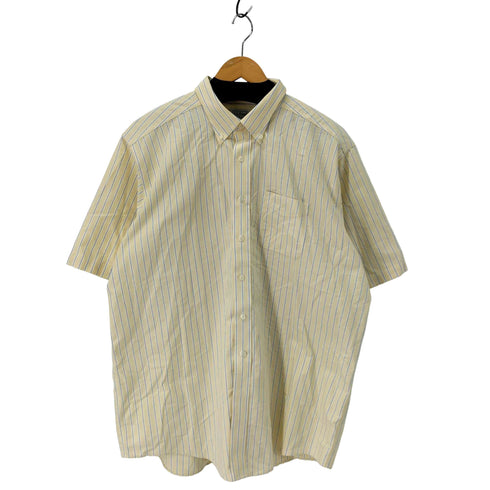 エルエルビーン L.L.Bean WRINKLE RESISTANT ストライプ S/S B.D シャツ メンズ 18-TALL