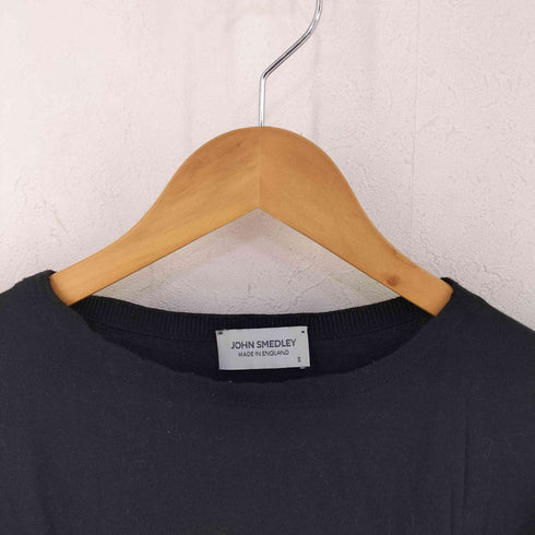 ジョンスメドレー JOHN SMEDLEY イングランド製 7分袖 コットンニット レディース S