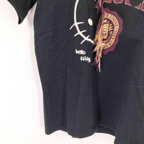 ダブレット doublet キャラクター刺繍クルーネックTシャツ メンズ