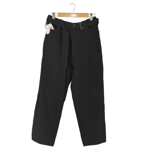 コモリ COMOLI 24AW デニム ベルテッドパンツ メンズ 1