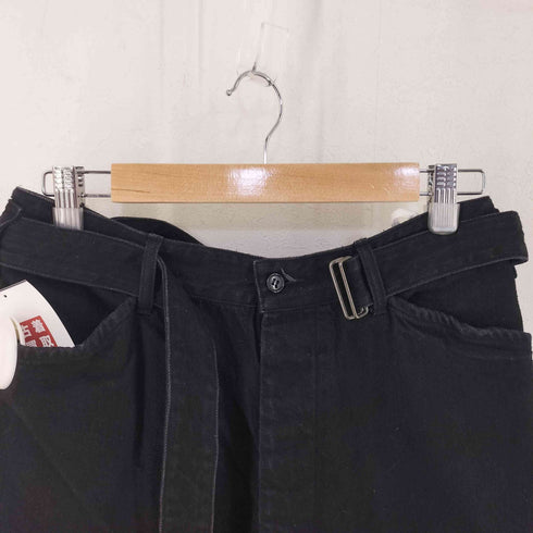 コモリ COMOLI 24AW デニム ベルテッドパンツ メンズ 1