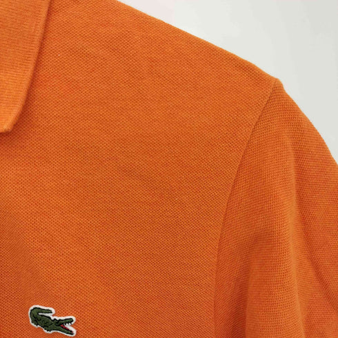 ラコステ LACOSTE 日本製 ロゴ刺繍 鹿の子 ポロシャツ メンズ JPN:3