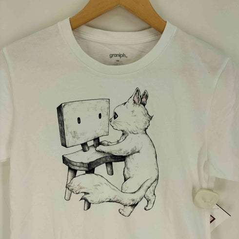 グラニフ graniph 画家 イラスト プリント コラボ S/S クルーネック Tシャツ レディース SS