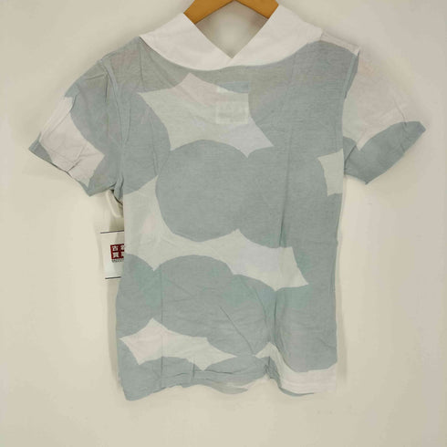 ソウソウ SOU・SOU 日本製 Vネック 総柄 S/S Tシャツ レディース JPN:S