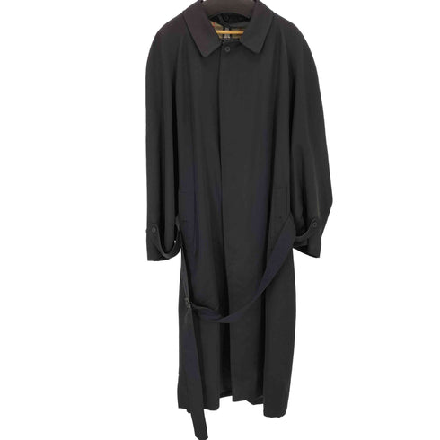 バーバリーズ BURBERRYS 裏地ノバチェック 比翼 ポリコットン ステンカラーコート メンズ L