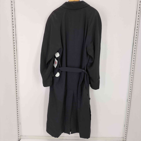 バーバリーズ BURBERRYS 裏地ノバチェック 比翼 ポリコットン ステンカラーコート メンズ L