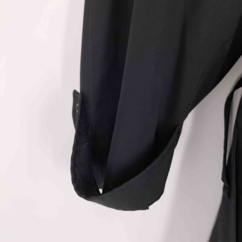 バーバリーズ BURBERRYS 裏地ノバチェック 比翼 ポリコットン ステンカラーコート メンズ L