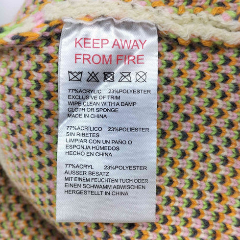 スマイリー ニットバケットハット レディース