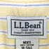 エルエルビーン L.L.Bean WRINKLE RESISTANT ストライプ S/S B.D シャツ メンズ 18-TALL