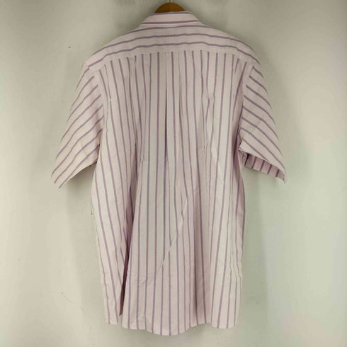 エルエルビーン L.L.Bean WRINKLE RESISTANT ストライプ S/S B.D シャツ メンズ 18-TALL