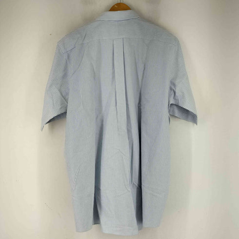エルエルビーン L.L.Bean WRINKLE RESISTANT ストライプ S/S B.D シャツ メンズ 18-TALL