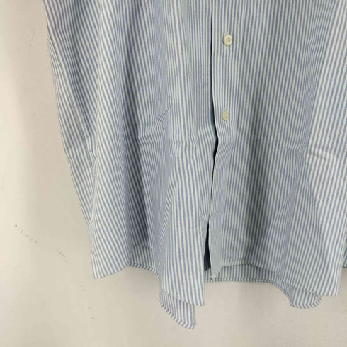 エルエルビーン L.L.Bean WRINKLE RESISTANT ストライプ S/S B.D シャツ メンズ 18-TALL