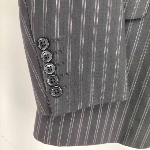 カルバンクライン CALVIN KLEIN ストライプ 2B シングステーラードジャケット メンズ JPN:1