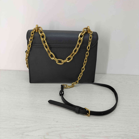 チャールズアンドキース CHARLES&KEITH フロントフラップチェーンハンドルクロスボディバッグ レディース