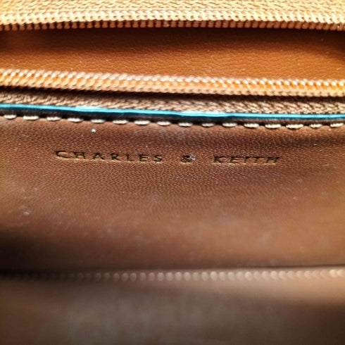 チャールズアンドキース CHARLES&KEITH フロントフラップチェーンハンドルクロスボディバッグ レディース