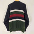 トミーヒルフィガー TOMMY HILFIGER フラッグタグ 刺繍 マルチカラーコットンクルーネックニット メンズ import:L