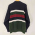 トミーヒルフィガー TOMMY HILFIGER フラッグタグ 刺繍 マルチカラーコットンクルーネックニット メンズ import:L