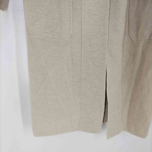 プレインピープル PLAIN PEOPLE サイドスリット コットンニットロングカーディガン レディース JPN:3