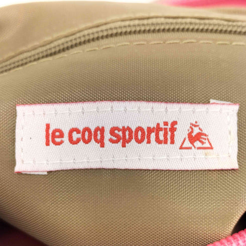 ルコックスポルティフ le coq sportif ロゴプリントショルダーバッグ レディース