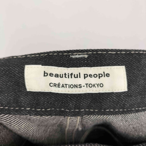 ビューティフルピープル beautiful people ダブルエンドセルヴィッジワイドパンツ メンズ FR:40-44