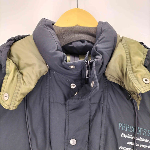 パーソンズ PERSONS PERSON'S SPORTS ロゴ刺繍 ダブルジップダウンジャケット メンズ JPN:3